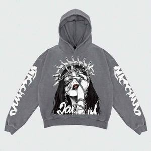 Conjunto Deportivo Informal Unisex de Invierno con Pedrería, Sudadera con Capucha y Pantalones Brillantes, 100% Algodón Transpirable de Alta Calidad - Product Image 1