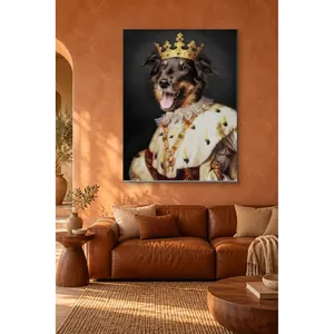 Impression sur toile Fida Golden Crown King Dog - Product Image 5