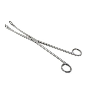 Pinzas Kelly para Placenta (Pinzas PPIUCD) Manuales Curvas con Esponja Dentada Reutilizables de 33 cm de Acero Inoxidable Alemán Inoxidable para Obstetricia/Ginecología - Product Image 4