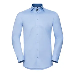 Chemise à chevrons contrastée sur mesure pour coffrets cadeaux d'affaires - Product Image 2