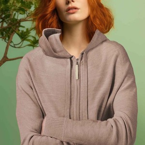 Sudaderas con capucha bordadas personalizadas de lana de algodón de alta calidad Terry francés pesado con cremallera en blanco - Product Image 6