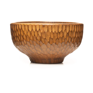 Tazón de madera de estilo moderno sostenible llamativo de alta calidad a precio barato para decoración del hogar hecho en Vietnam - Product Image 3