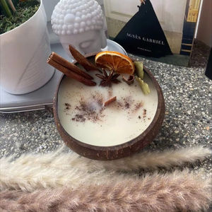 Velas Aromáticas de Cera de Coco Hechas a Mano Modernas al por Mayor, Aromaterapia Natural, Fábrica Directa, OEM, ODM, Bodas Elegantes, Año Nuevo - Product Image 1