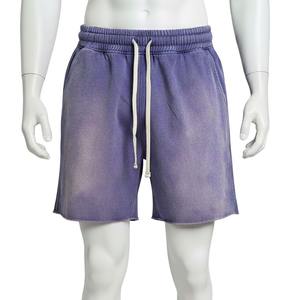 Pantalones Cortos Casuales de Alta Calidad para Hombre, Cintura con Logotipo Personalizado, 100% Algodón Canvas Transpirable para Entrenamiento - Product Image 1