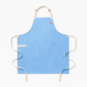 Tablier en coton réglable, tendance et de haute qualité, avec 3 poches, résistant à l'eau, pour la cuisine et le jardin - Product Image 4