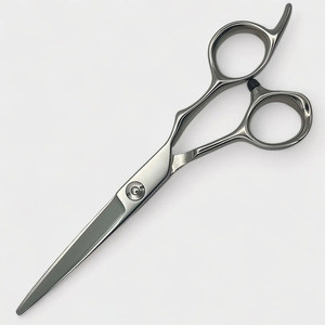 Ciseaux de barbier professionnels en acier inoxydable à bords de rasoir de 5.5 pouces avec repose-doigt outil de beauté à pointe de lame tranchante - Product Image 2