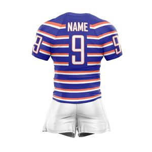 Nouveau design d'uniforme de rugby, vêtements de sport grande taille, nom de l'équipe personnalisé, ensemble rugby respirant, uniforme de football américain - Product Image 3