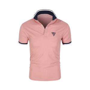 El mejor material Nuevo estilo para camiseta de polo Diseño personalizado Tejido de punto ecológico Patrón sólido - Product Image 1