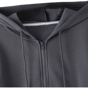 Ropa de calle personalizada, conjunto de dos piezas de Top corto y pantalones de chándal para mujer, jersey de alta calidad con capucha recortada, conjunto de Jogger para mujer - Product Image 3