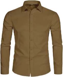 2025 automne hommes affaires chemise 100% coton surdimensionné haute qualité hommes chemises habillées - Product Image 1