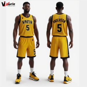 Vente en gros de maillots de sport de basket-ball personnalisés grande taille design d'ensemble d'uniformes respirants antibactériens anti-UV à séchage rapide - Product Image 1