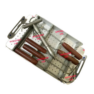 Ensemble orthopédique de retrait de ciment avec le kit d'instrument chirurgical d'ascenseur fémoral ensemble professionnel avec des ascenseurs - Product Image 5