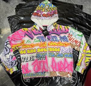 Sweat-shirt court ample pour homme de qualité supérieure 2025, manches courtes, streetwear, sweat-shirt à capuche, logo brodé personnalisé, respirant, DTG DTF personnalisable - Product Image 4