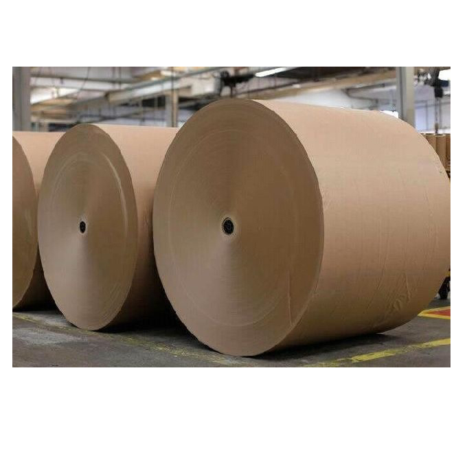Bulk Supply High Quality Environmentally Friendly Waterproof Single Side Coating Kraft Paper Roll Multi Use Sales Light Weight