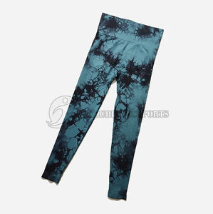 Nouveaux leggings de sport push-up sans couture tie-dye pour femmes taille haute vêtements de sport de fitness taille moyenne avec legging à motif solide - Product Image 4