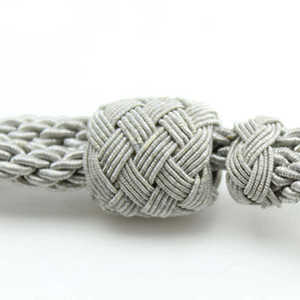 Nouveau OEM Designer Service 100% Fabrication de fils métalliques Logo des douanes Cordon de chapeau torsadé - Product Image 1