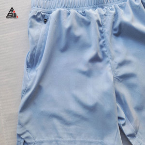 กางเกงขาสั้นผู้ชายผ้าฝ้าย 100% แบบเรียบง่าย ระบายอากาศ แห้งเร็ว เหมาะสำหรับออกกำลังกาย ดีไซน์ยืดหยุ่น คล่องตัว - Product Image 3