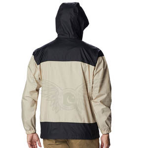 Chaqueta cortavientos impermeable fina personalizada para hombre, cuello alto con cremallera, abrigo personalizado - Product Image 3