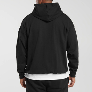 MOVATEXTILES crea tu propio diseño personalizado 100% sudaderas con capucha de algodón cómodo 500GSM pulóver Sudadera con capucha personalizado DTF logotipo impreso - Product Image 5