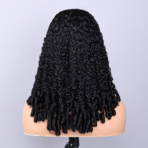 Nouvelle Arrivée Perruque Lace Front 5x5 1B à Boucles Eurasiennes Double Drawn en Cheveux Humains de Haute Qualité - Product Image 4