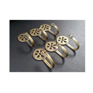 Ntique-Soporte de gancho de latón, todos los años - Product Image 1