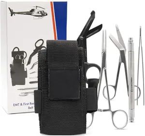 Набор медицинских инструментов для ответчика-бандажные ножницы, магнитное устройство для удаления мусора, ножницы для емкости, гемостат, пинцет