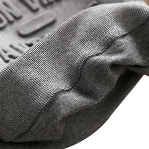 Sweat à capuche vierge en coton épais super doux de haute qualité pour hommes, sweat à capuche personnalisé avec logo brodé - Product Image 4