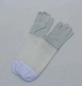 Beekeeping Gloves Ventilated <b>Bee</b> Beekeeper Clothing <b>Suit</b> Jacket High Quality beekeeping glove - Product Image 4