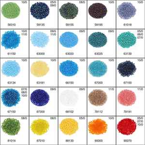 ลูกปัด PRECIOSA 50 กรัม คุณภาพสูง ลูกปัดเรซิ่นแก้ว สำหรับทำเครื่องประดับมุก งานปัก DIY งานฝีมือ ร้อยรู ทำด้วยมือ ขนาดตามสั่ง - Product Image 2