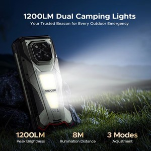 Doogee <b>Projector</b> 5G Rugged <b>Phone</b> Android 15 NFC 20500mAh Big Battery 200MP 16+512GB Night Vision Camping Light <b>Phone</b> V Max Play - Product Image 3