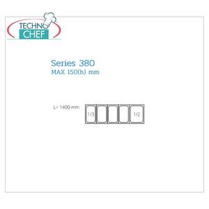 Vitrine Réfrigérée Commerciale en Acier Inoxydable de 140 cm de Long pour Ingrédients de Pizza, Équipement de Cuisine Professionnel pour 4 Bacs GN 1/3 + 1 - Product Image 2