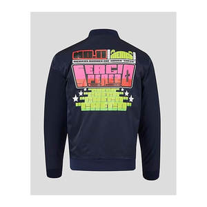 Veste de moto pour homme, col montant, logo personnalisé sur le devant, style streetwear, légère, fermeture éclair, vente en gros - Product Image 2