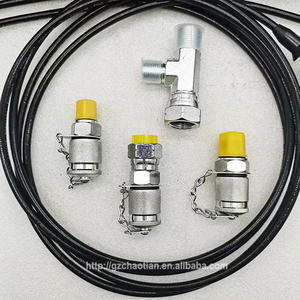 Outils de diagnostic d'excavatrice Jeu de manomètres hydrauliques numériques 2 <span class=keywords><strong>instruments</strong></span> de mesure Kit de <span class=keywords><strong>test</strong></span> d'outils de <span class=keywords><strong>test</strong></span> - Product Image 5