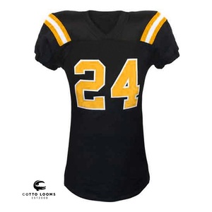Camiseta y uniforme de fútbol americano OEM profesional, diseño personalizado, malla transpirable duradera, fabricante de ropa de equipo flexible global - Product Image 5