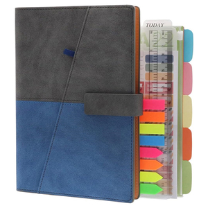 Cuaderno de Hojas Sueltas con Páginas Reemplazables, con Pegatinas de Planificación, Etiquetas para Secciones de <span class=keywords><strong>Cursos</strong></span>, Carpeta de Anillas - Product Image 1