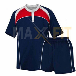 ชุดเครื่องแบบรักบี้ระบายอากาศได้ดีสำหรับผู้ใหญ่100% maxfit ชุดยูนิฟอร์มโพลีเอสเตอร์แบบแห้งเร็ว - Product Image 4