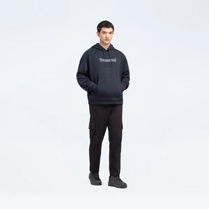 Venta al por mayor de alta calidad Ropa de calle Moda Hombres Jersey personalizado Sudadera con capucha pesada 100% Algodón Impreso Unisex Sudaderas con capucha lisas - Product Image 5