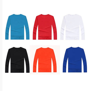 เสื้อยืดแขนสั้นสำหรับผู้ชายเสื้อผ้าฝ้าย100% สีน้ำเงิน260g ย้อมสีพิมพ์โลโก้ได้ตามต้องการ - Product Image 5