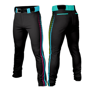 Personalizado Unisex Adulto Softball Uniforme de entrenamiento Transpirable Tallas grandes Secado rápido Poliéster Juego de béisbol Pantalones deportivos Conjunto - Product Image 1