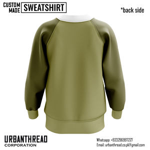 Sweat-shirt homme 100% coton molletonné, hiver, vintage, manches longues, col rond, coupe unisexe, fitness, mode streetwear, personnalisable - Product Image 2