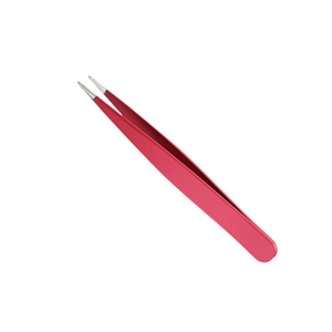 Pinzas de cejas puntiagudas de alta calidad Embalaje de logotipo personalizado con pinzas de cejas de colores personalizados - Product Image 2