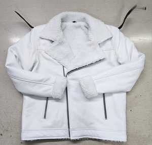 Chaqueta de piel de vaca personalizable de alta calidad Logo Estilo vintage Tela vaquera Liso teñido Cremallera Invierno Servicio OEM disponible - Product Image 3