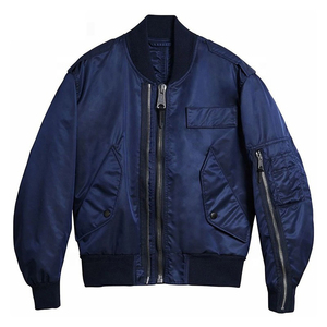 Chaquetas universitarias de satén Diseño Premium de satén Personalizado Impermeable Original Cómodo Portátil Ropa de hombre Chaquetas universitarias - Product Image 4
