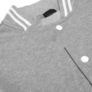 Vestes universitaires formelles en toile enduite, broderie personnalisée en gros, haute qualité, imperméables, coupe-vent, unisexe - Product Image 5