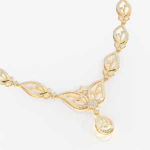 Lumia Moissanite เพชรสร้อยคอเงินสเตอร์ลิงงานแต่งงาน - Product Image 2