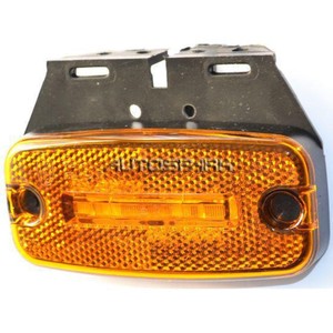 Luz Lateral LED Naranja con Soporte para Sistemas de Iluminación de Camiones - Product Image 1