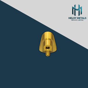 Componente de Latón de Alta Calidad Mecanizado por VMC, Torneado y Fresado de Precisión con Acabado Dorado Uniforme para Ingeniería - Product Image 3