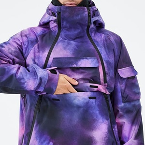 แจ็กเก็ตสกี2026สำหรับผู้ชาย3ชั้นแข็งกันน้ำ20000มม. มีซิปแบบลำลอง - Product Image 5