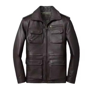 OEM Service Made in High Quality <b>Men</b> <b>Leather</b> <b>Jacket</b> Fashion Wear Full Sleeve <b>Leather</b> <b>Jackets</b> for <b>Men's</b> - Product Image 1