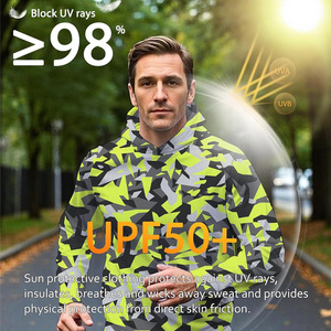 เสื้อมีฮู้ดสำหรับตกปลาแขนยาวระบายอากาศได้ดีสำหรับผู้ชายโลโก้ที่กำหนดเองการออกแบบที่สมบูรณ์แบบสำหรับกิจกรรมและการซื้อจำนวนมาก - Product Image 4